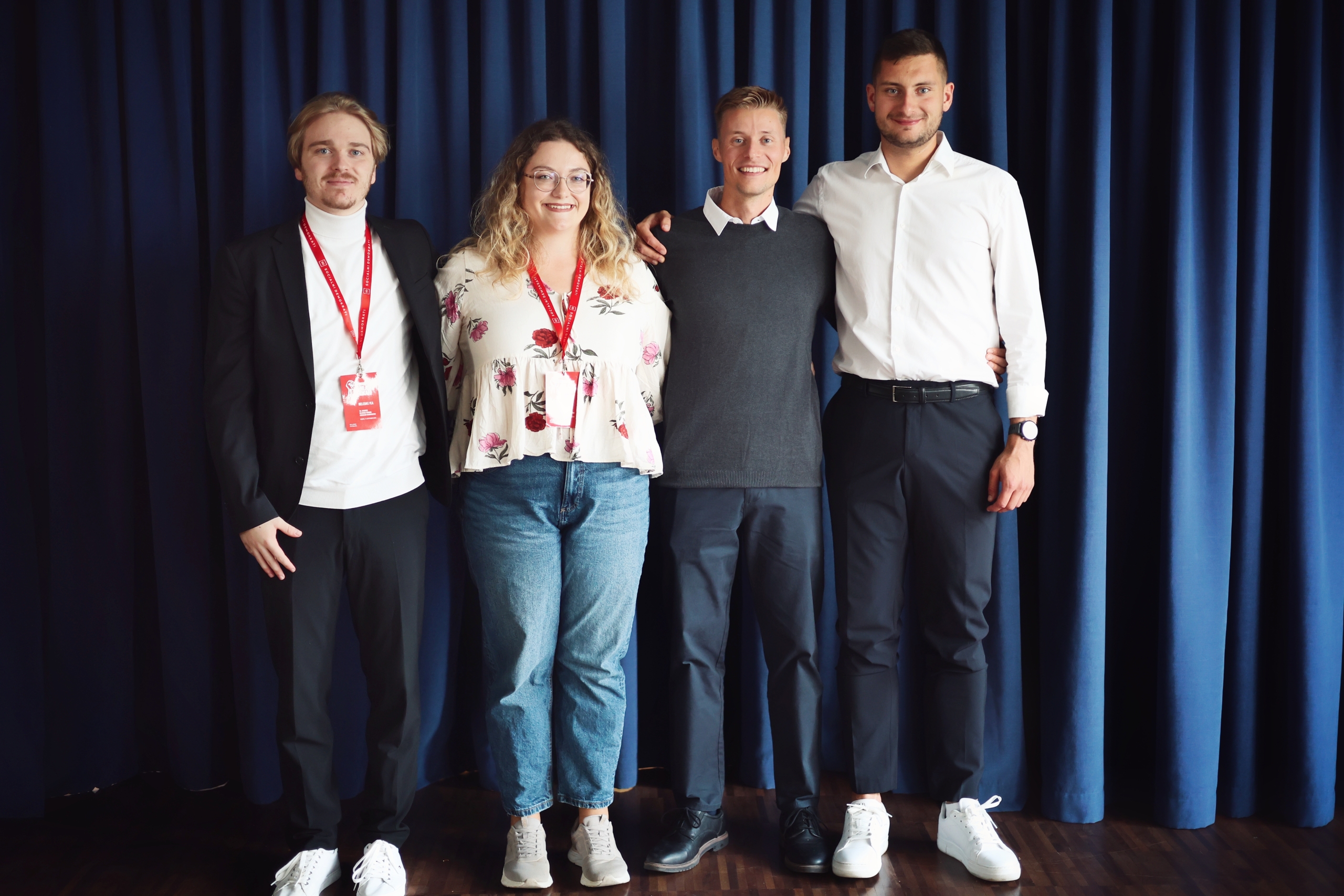 Vodstvo Mladi forum – Žak Gajšak, Jan Zupan, Alenka Sošić, Žan Logar
